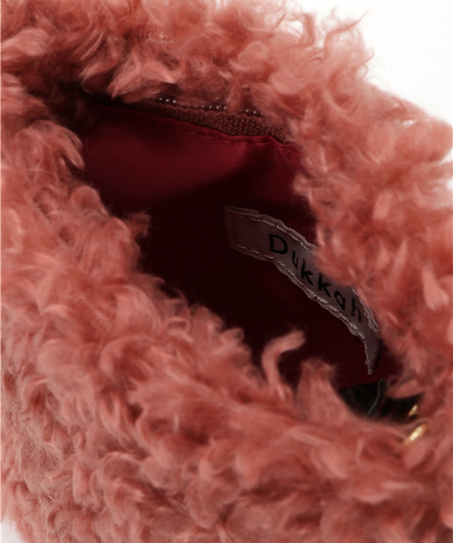 WEGO（ウィゴー）の「WEGO/クルクルファーミニショルダーバッグ（ショルダーバッグ・レディース・ベージュ/ピンク/オフホワイト/グレー/サックスブルー/ピンク系その他/ブラック/ブラウン系その他・FREE）」の22枚目の写真