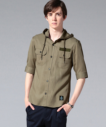 GUILD PRIME | 【GUILD PRIME】MENS ミリタリーシャツパーカー(パーカー)