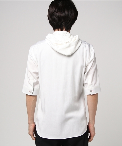 GUILD PRIME(ギルドプライム)の「【GUILD PRIME】MENS ミリタリーシャツパーカー(パーカー・メンズ・ホワイト/カーキ・2/1/3)」の13枚目の写真