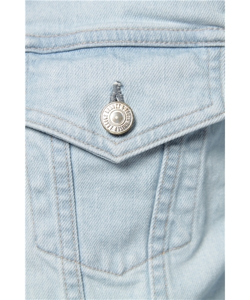 BEAUTY&YOUTH UNITED ARROWS（ビューティーアンドユースユナイテッドアローズ）の「BY セルビッチ ストレッチ デニム G-ジャケット ◆（デニムジャケット・メンズ・ライトブルー・SMALL/MEDIUM/LARGE）」の6枚目の写真