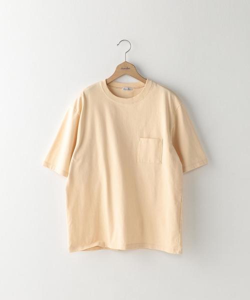 Steven Alan(スティーブンアラン)の「<Steven Alan> TRKY 1POC CREW SSL/Tシャツ ◆(Tシャツ/カットソー・メンズ・コバルトブルー/ホワイト/ブラック/ナチュラル・X-LARGE/LARGE/MEDIUM/SMALL)」の3枚目の写真