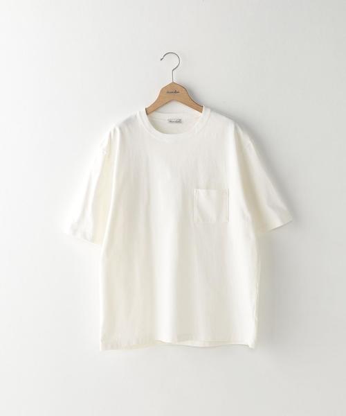 Steven Alan(スティーブンアラン)の「<Steven Alan> TRKY 1POC CREW SSL/Tシャツ ◆(Tシャツ/カットソー・メンズ・コバルトブルー/ホワイト/ブラック/ナチュラル・X-LARGE/LARGE/MEDIUM/SMALL)」の1枚目の写真