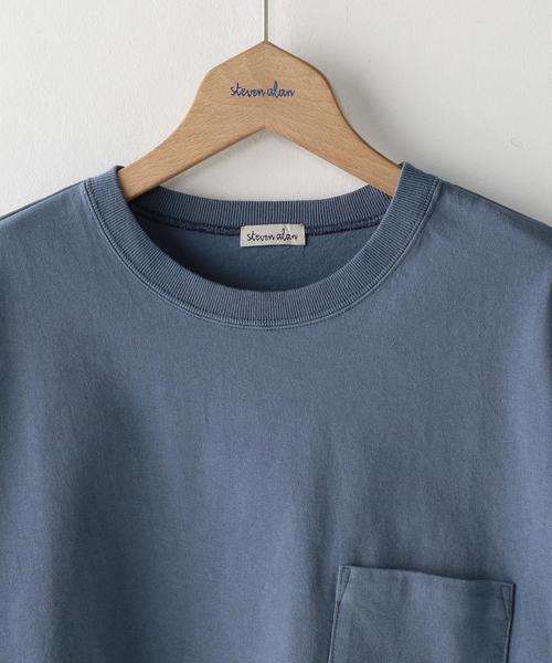 Steven Alan(スティーブンアラン)の「<Steven Alan> TRKY 1POC CREW SSL/Tシャツ ◆(Tシャツ/カットソー・メンズ・コバルトブルー/ホワイト/ブラック/ナチュラル・X-LARGE/LARGE/MEDIUM/SMALL)」の14枚目の写真