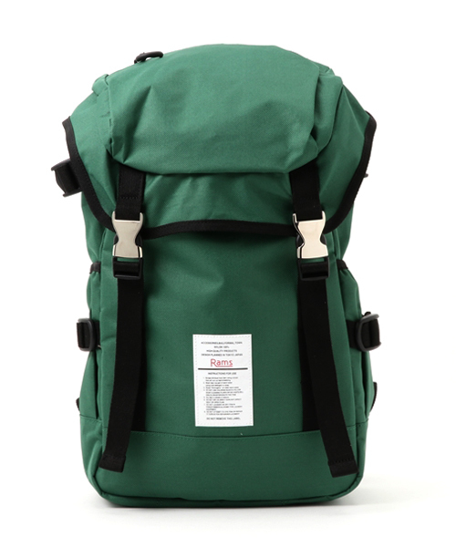 Rams(ラムス)の「Rams ラムス BACK PACK バックパック リュック RAM-001 x-pac ユニセックス(バックパック/リュック・メンズ・ベージュ/ネイビー/ブラック/グリーン/レッド・FREE)」の5枚目の写真