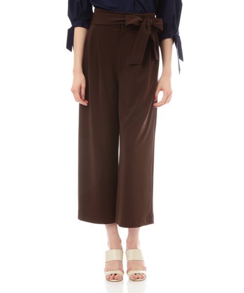 PINKY&DIANNE（ピンキーアンドダイアン）の「◆《HOLIDAY LINE》マットポンチワイドパンツ【セットアップ対応商品】（その他パンツ・レディース・ブラウン/ブルー/ブラック・38/34）」の10枚目の写真
