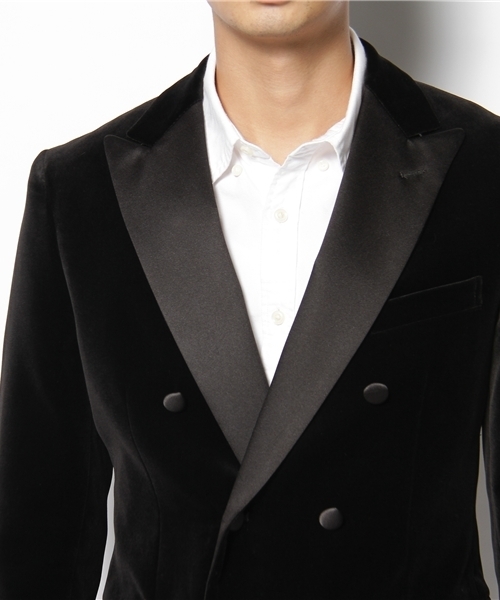 【美品】UNITED ARROWS WHITE/ベルベット6B ダブルジャケット UNITED ARROWS（ユナイテッドアローズ）の「WHITE LABEL