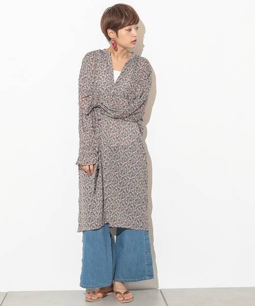 CIAOPANIC（チャオパニック）の「ペイズリーガウン（シャツ/ブラウス・レディース・ホワイト/ブラウン/ネイビー/ダークブラウン・FREE）」の22枚目の写真