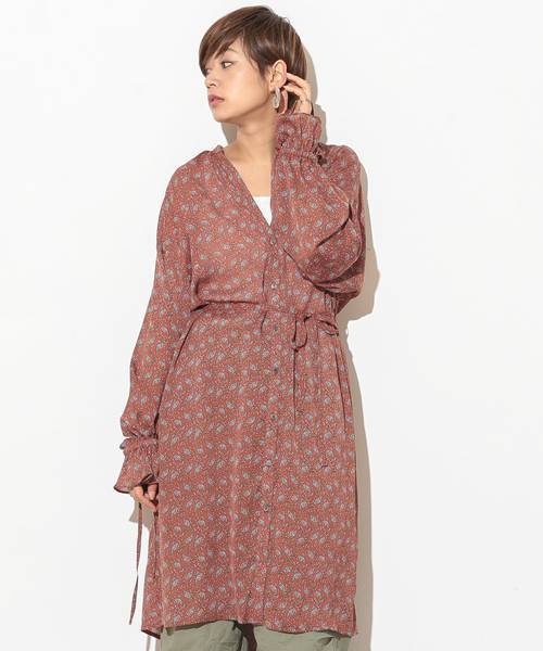 CIAOPANIC（チャオパニック）の「ペイズリーガウン（シャツ/ブラウス・レディース・ホワイト/ブラウン/ネイビー/ダークブラウン・FREE）」の13枚目の写真