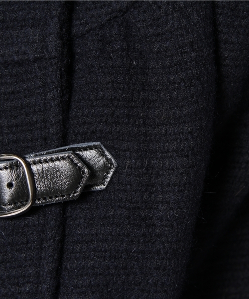 MILKFED.(ミルクフェド)の「GROSGRAIN PONCHO(ポンチョ・レディース・ベージュ/ネイビー・ONE SIZE)」の10枚目の写真