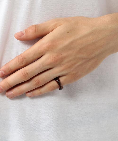 Steven Alan（スティーブンアラン）の「＜大澤鼈甲＞ 4MM DOUBLE RING
