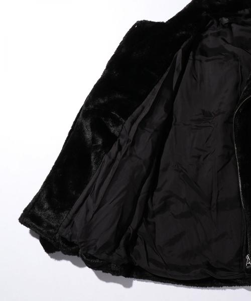 G.V.G.V.（ジーヴィージーヴィー）の「＜G.V.G.V.＞ FUR LACEUP MA-1/ライダースジャケット □□ ◆（ブルゾン・メンズ・ホワイト/ブラック/ブラウン・36/38）」の17枚目の写真