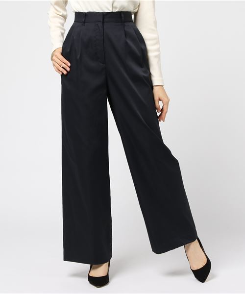 muller of yoshiokubo(ミュラーオブヨシオクボ)の「【muller of yoshiokubo】Wide pants MLF17413-A(その他パンツ・レディース・ネイビー/オレンジ・36/38)」の2枚目の写真