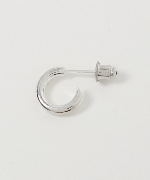 SunKu(サンク)の「39/サンク BAR Silver Pierce(ピアス(片耳用)・メンズ・シルバー・FREE)」の4枚目の写真