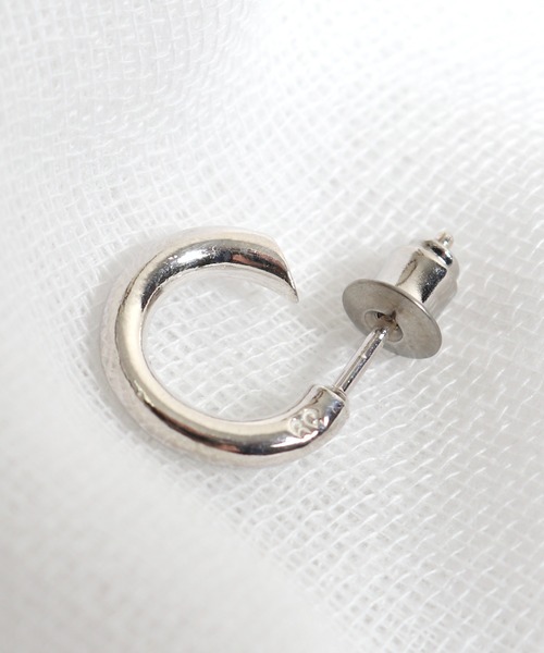SunKu(サンク)の「39/サンク BAR Silver Pierce(ピアス(片耳用)・メンズ・シルバー・FREE)」の8枚目の写真