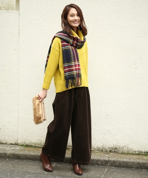 GLOBAL WORK(グローバルワーク)の「5ゲージタートルドルマンBIGプルオーバー/776968(ニット/セーター・レディース・ライトグリーン/イエロー/グレー/ピンク系その他/ホワイト/ブラック・LARGE/MEDIUM/SMALL)」の13枚目の写真