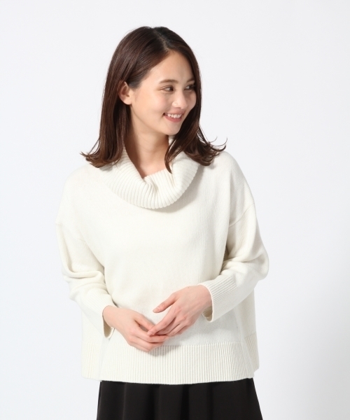 GLOBAL WORK(グローバルワーク)の「5ゲージタートルドルマンBIGプルオーバー/776968(ニット/セーター・レディース・ライトグリーン/イエロー/グレー/ピンク系その他/ホワイト/ブラック・LARGE/MEDIUM/SMALL)」の10枚目の写真