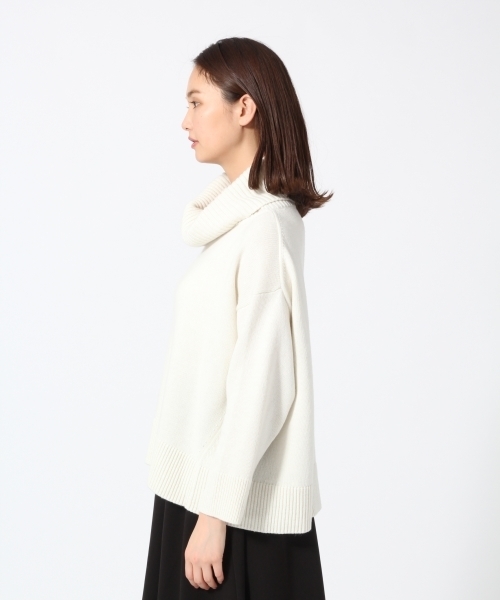 GLOBAL WORK(グローバルワーク)の「5ゲージタートルドルマンBIGプルオーバー/776968(ニット/セーター・レディース・ライトグリーン/イエロー/グレー/ピンク系その他/ホワイト/ブラック・LARGE/MEDIUM/SMALL)」の16枚目の写真