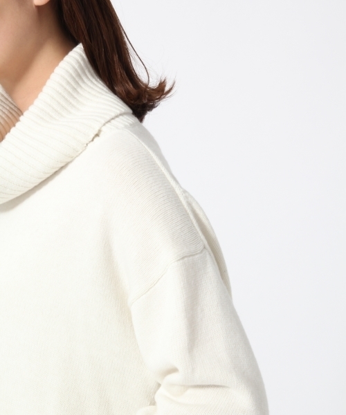 GLOBAL WORK(グローバルワーク)の「5ゲージタートルドルマンBIGプルオーバー/776968(ニット/セーター・レディース・ライトグリーン/イエロー/グレー/ピンク系その他/ホワイト/ブラック・LARGE/MEDIUM/SMALL)」の14枚目の写真