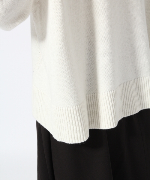 GLOBAL WORK(グローバルワーク)の「5ゲージタートルドルマンBIGプルオーバー/776968(ニット/セーター・レディース・ライトグリーン/イエロー/グレー/ピンク系その他/ホワイト/ブラック・LARGE/MEDIUM/SMALL)」の12枚目の写真