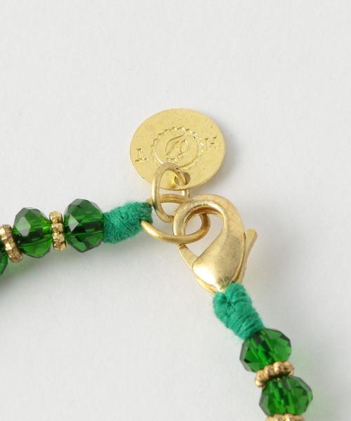 coen(コーエン)の「【CM着用アイテム・Market】HOUSE OF TUHINA(ハウスオブチュヒナ) グラスビーズブレス(ブレスレット・レディース・ブラック/ライトブルー/ケリー/レッド・FREE)」の7枚目の写真