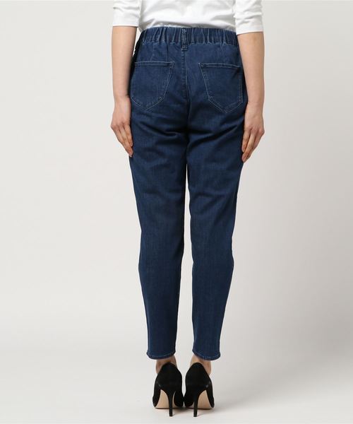 LBC（エルビーシー）の「サラヒヤジップレスパンツ               （デニムパンツ・レディース・ブルー/ネイビー・M/L）」の4枚目の写真