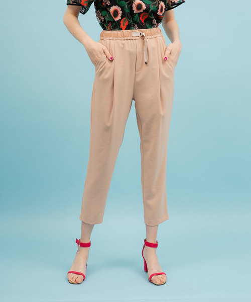 UNITED TOKYO（ユナイテッドトウキョウ）の「ソリビアリラックスパンツ（その他パンツ・レディース・ホワイト/グレー/ブラック/パープル/ベージュ・1）」の5枚目の写真