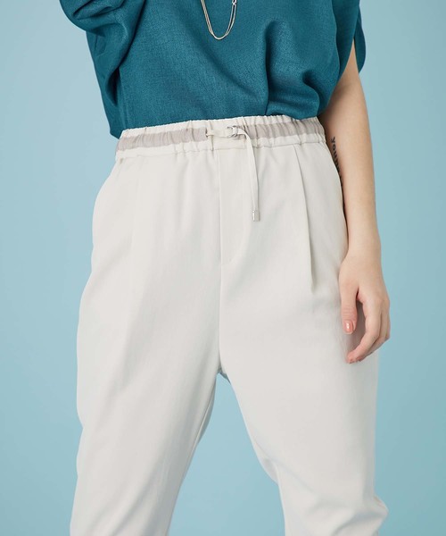 UNITED TOKYO（ユナイテッドトウキョウ）の「ソリビアリラックスパンツ（その他パンツ・レディース・ホワイト/グレー/ブラック/パープル/ベージュ・1）」の7枚目の写真