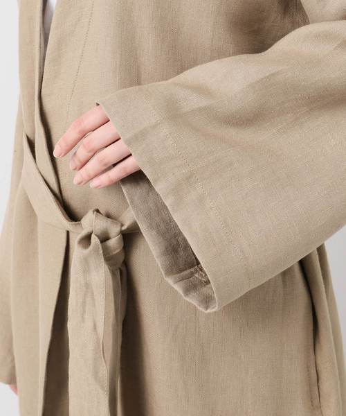 ⭐︎Deuxieme Classe HELMSMOOR LINENコート Deuxieme Classe（ドゥーズィエムクラス）の「HELMSMOOR LINEN