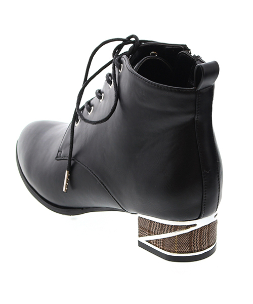 JELLY BEANS（ジェリービーンズ）の「「Ray11月号掲載」カラーブロックヒールレースアップブーツ(115-2373)JELLY BEANS(ジェリービーンズ)（ブーツ・レディース・ブラック/ダークブラウン/グレー/ブラック系その他・LL/S/M/L）」の11枚目の写真