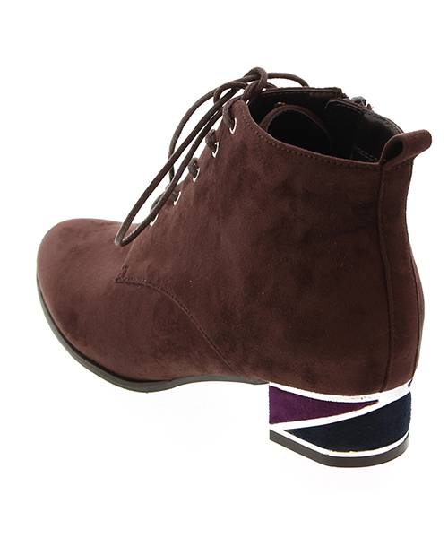 JELLY BEANS（ジェリービーンズ）の「「Ray11月号掲載」カラーブロックヒールレースアップブーツ(115-2373)JELLY BEANS(ジェリービーンズ)（ブーツ・レディース・ブラック/ダークブラウン/グレー/ブラック系その他・LL/S/M/L）」の13枚目の写真