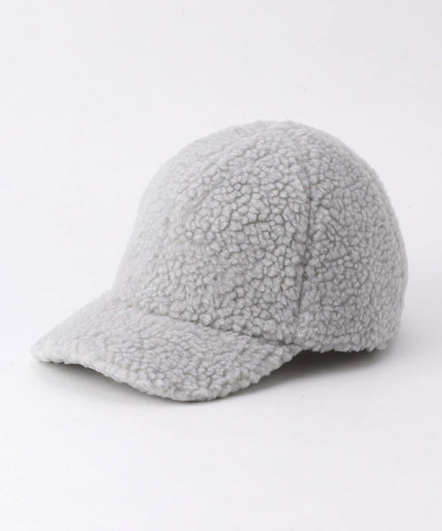 BEAUTY&YOUTH UNITED ARROWS（ビューティーアンドユースユナイテッドアローズ）の「BY ボアキャップ о（キャップ・レディース・オフホワイト/ライトグレー/ブラック・FREE）」の3枚目の写真