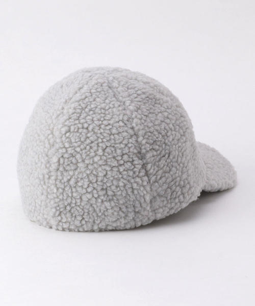 BEAUTY&YOUTH UNITED ARROWS（ビューティーアンドユースユナイテッドアローズ）の「BY ボアキャップ о（キャップ・レディース・オフホワイト/ライトグレー/ブラック・FREE）」の4枚目の写真