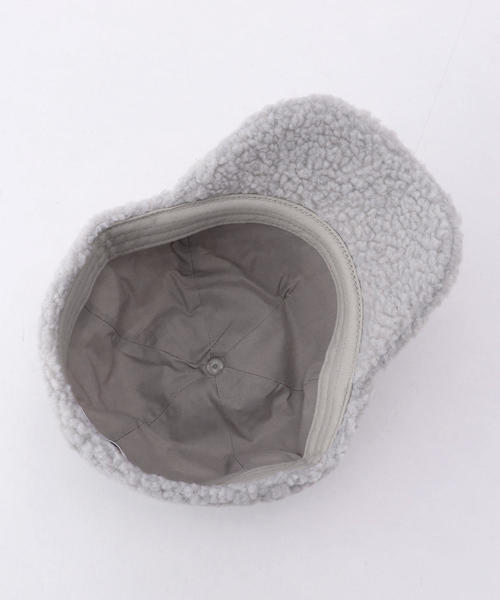 BEAUTY&YOUTH UNITED ARROWS（ビューティーアンドユースユナイテッドアローズ）の「BY ボアキャップ о（キャップ・レディース・オフホワイト/ライトグレー/ブラック・FREE）」の6枚目の写真