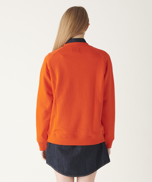 Calvin Klein Jeans（カルヴァンクラインジーンズ）の「モノグラム リラックス スウェット（スウェット・レディース・ブラック/パープル/オレンジ・S/M/L/XS）」の6枚目の写真