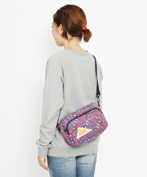 X-girl（エックスガール）の「X-girl KELTY VINTAGE SHOULDER MEDIUM（ショルダーバッグ・レディース・レッド・ONE SIZE）」の6枚目の写真