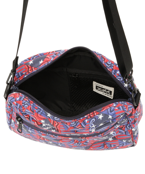 X-girl（エックスガール）の「X-girl KELTY VINTAGE SHOULDER MEDIUM（ショルダーバッグ・レディース・レッド・ONE SIZE）」の2枚目の写真