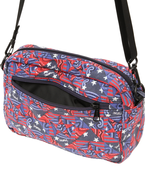 X-girl（エックスガール）の「X-girl KELTY VINTAGE SHOULDER MEDIUM（ショルダーバッグ・レディース・レッド・ONE SIZE）」の5枚目の写真