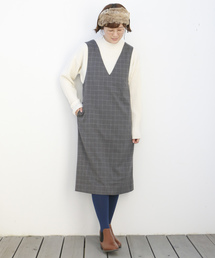 LBC | TRチェックジャンスカ(ジャンパースカート)