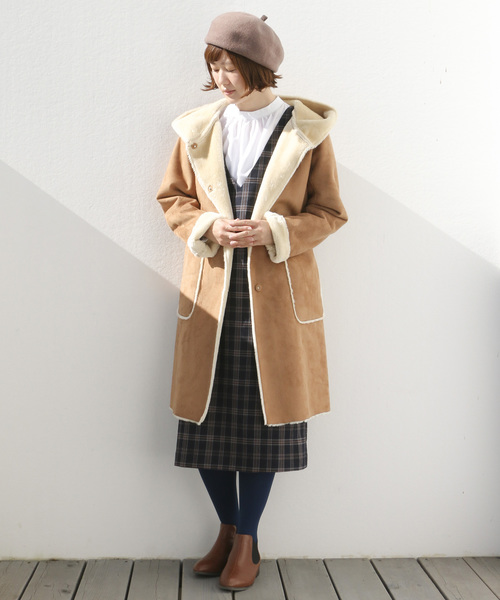 LBC（エルビーシー）の「TRチェックジャンスカ（ジャンパースカート・レディース・ネイビー/グレー・M/L）」の10枚目の写真