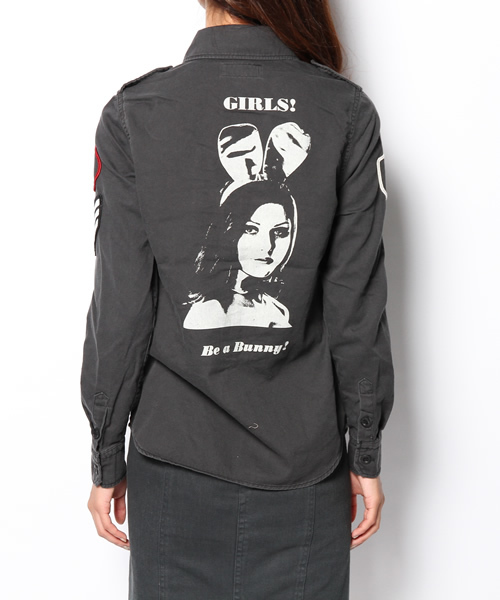 HYSTERIC GLAMOUR（ヒステリックグラマー）の「PLAYBOYワッペン付 長袖