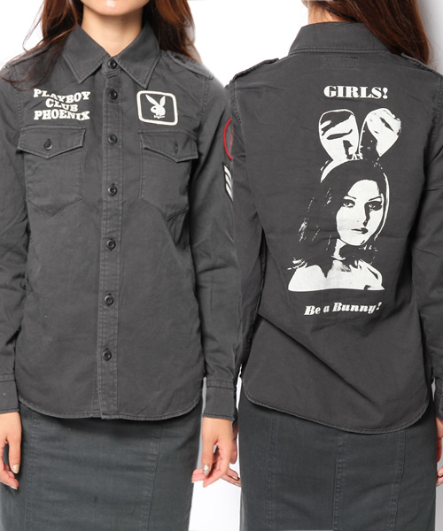 HYSTERIC GLAMOUR（ヒステリックグラマー）の「PLAYBOYワッペン付 長袖
