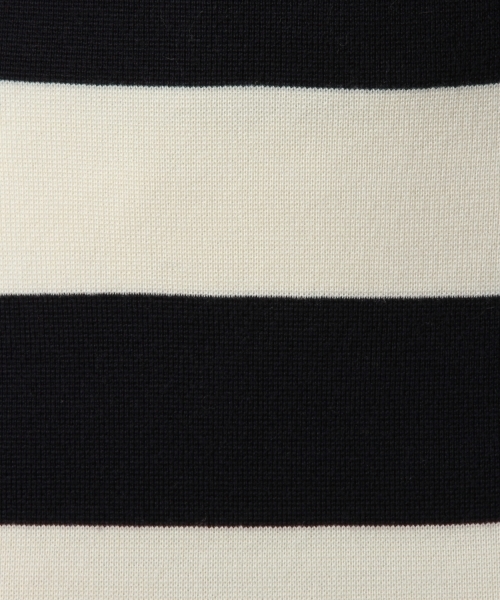 BEAUTY&YOUTH UNITED ARROWS（ビューティーアンドユースユナイテッドアローズ）の「BYTF ミラノリブボーダータイトスカート（bl）(gz) ◆（スカート・レディース・オフホワイト/ブラック/グレー・フリー）」の8枚目の写真