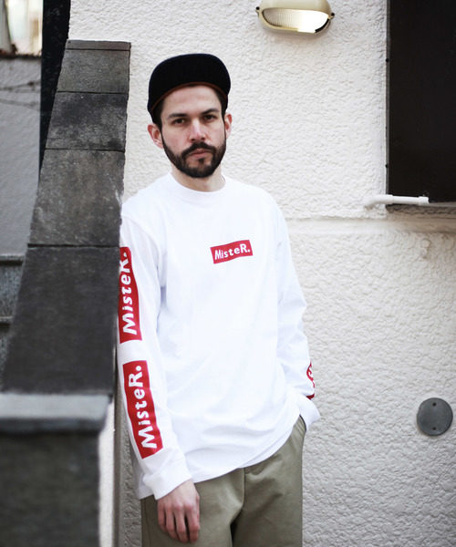 MR.OLIVE（ミスターオリーブ）の「【 直営店限定 】MisteR FIVE BOX / RIB LONG SLEEVE T-SHIRT（Tシャツ/カットソー・メンズ・ホワイト系その他/ホワイト系その他2/ブラック系その他・SMALL/MEDIUM/LARGE/X-LARGE）」の5枚目の写真