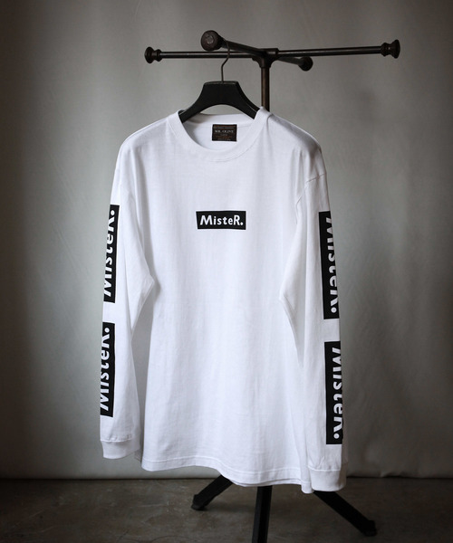 MR.OLIVE（ミスターオリーブ）の「【 直営店限定 】MisteR FIVE BOX / RIB LONG SLEEVE T-SHIRT（Tシャツ/カットソー・メンズ・ホワイト系その他/ホワイト系その他2/ブラック系その他・SMALL/MEDIUM/LARGE/X-LARGE）」の4枚目の写真