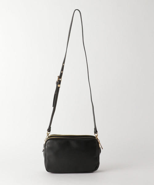 LAURA DI MAGGIO（ローラディマッジオ）の「∵LAURA DI MAGGIO KFC ダブルポケット ポシェット（ショルダーバッグ・レディース・シルバー/ブラック/ホワイト・FREE）」の7枚目の写真