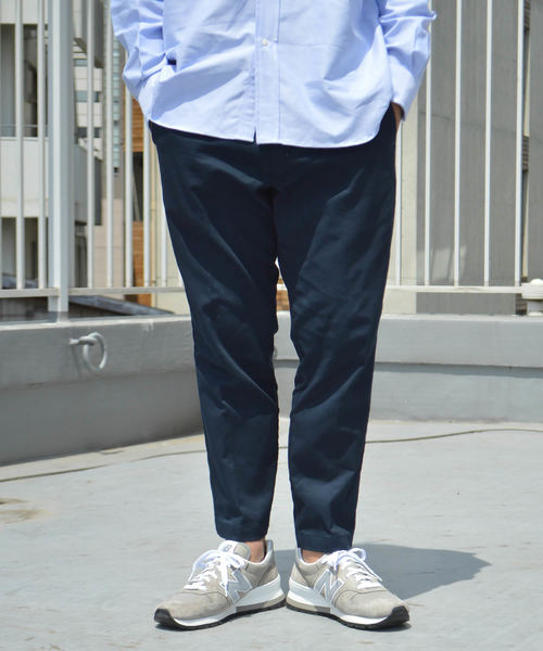 Dickies（ディッキーズ）の「別注：Dickies/ ディッキーズ コットン ストレッチ 8分丈イージーパンツ（チノパンツ・メンズ・ブラック/ネイビー/ベージュ/ホワイト・M/XL/L/S）」の4枚目の写真