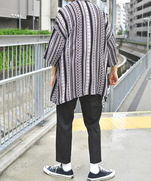 kutir(クティール)の「ウルトラルーズ半袖シャツ(シャツ/ブラウス・メンズ・ライトグレー/ブラック/ベージュ/グレー/ライトベージュ・MEDIUM/LARGE/X-LARGE)」の19枚目の写真