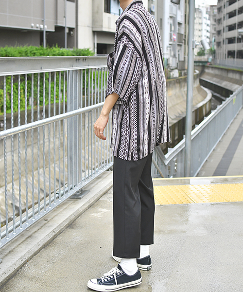 kutir(クティール)の「ウルトラルーズ半袖シャツ(シャツ/ブラウス・メンズ・ライトグレー/ブラック/ベージュ/グレー/ライトベージュ・MEDIUM/LARGE/X-LARGE)」の16枚目の写真