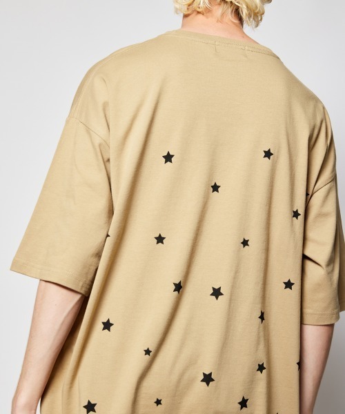 rehacer（レアセル）の「STAND : Star Dot T / スター ドット Tシャツ（Tシャツ/カットソー・メンズ・ブラック/ホワイト/ネイビー/カーキ・SMALL/MEDIUM/LARGE/X-LARGE）」の3枚目の写真