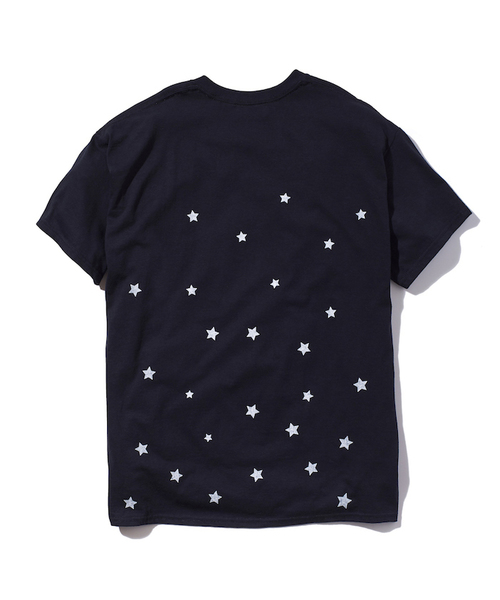 rehacer（レアセル）の「STAND : Star Dot T / スター ドット Tシャツ（Tシャツ/カットソー・メンズ・ブラック/ホワイト/ネイビー/カーキ・SMALL/MEDIUM/LARGE/X-LARGE）」の7枚目の写真